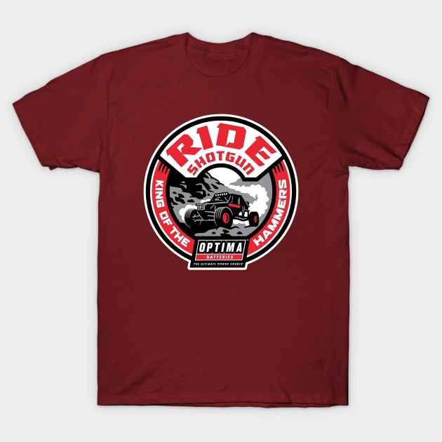 Ride Shotguna - King Of The Hammers T-Shirt by Ride Shotguna